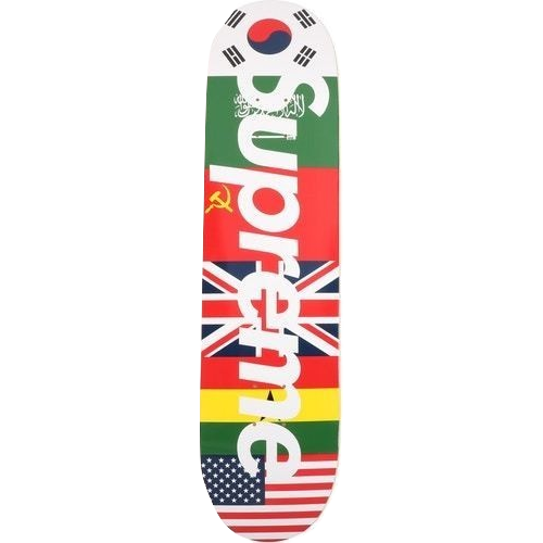 Supreme Flags Skateboard Deck - Multi