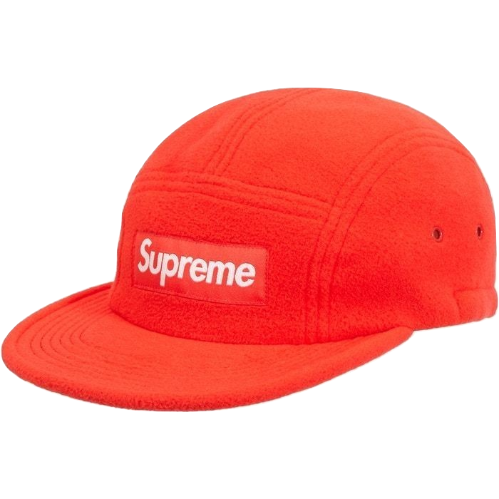 Supreme Fleece Pullcord Camp Cap - Coral
