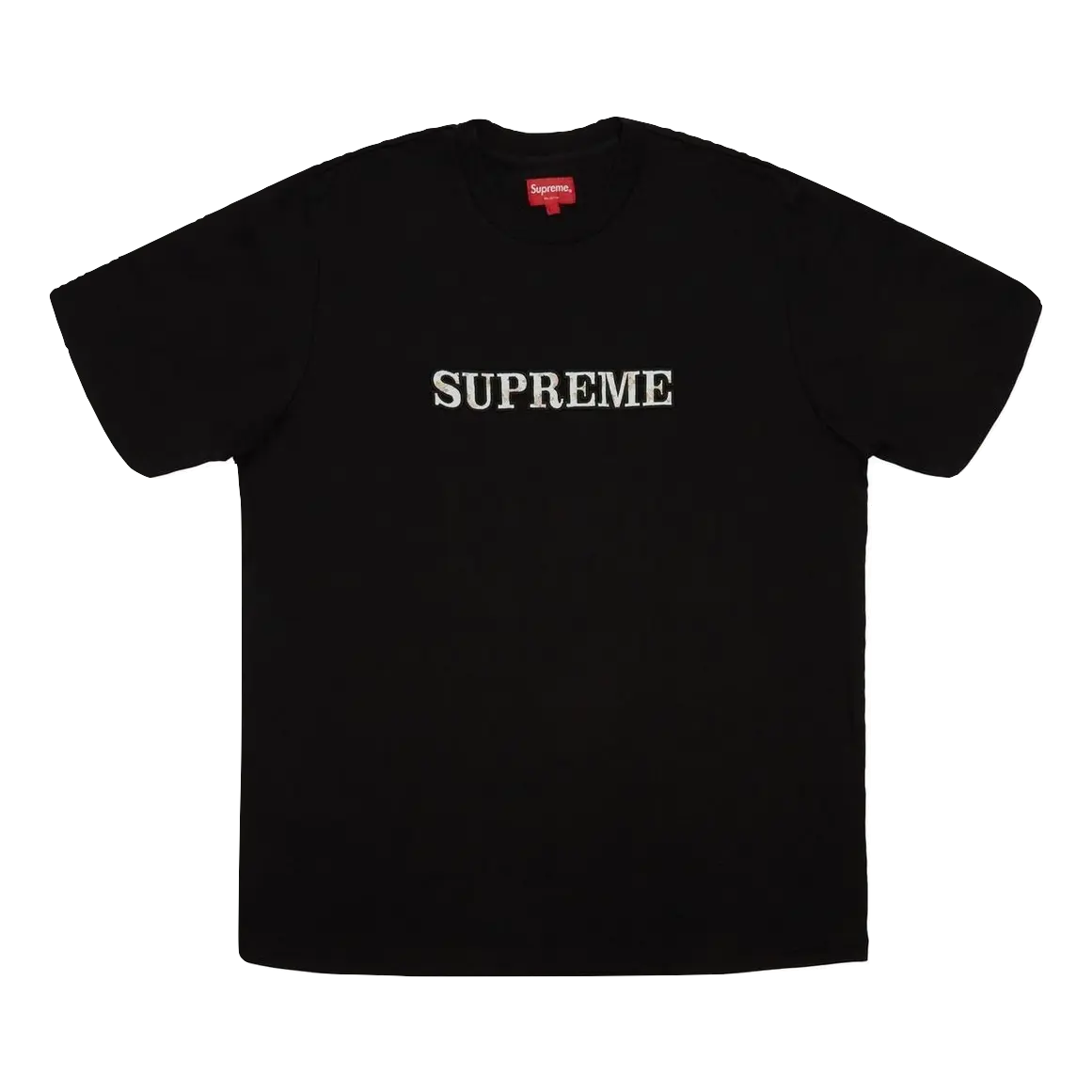 Supreme Floral Logo Tee - Black Supreme