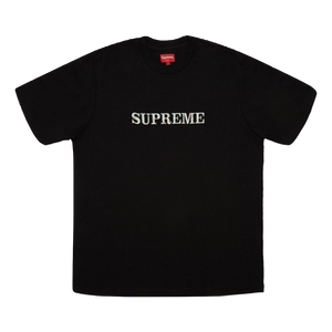 Supreme Floral Logo Tee - Black