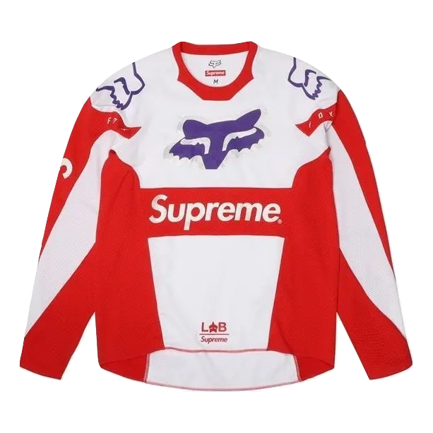 Supreme Fox Racing Moto Jersey Top - Red Supreme