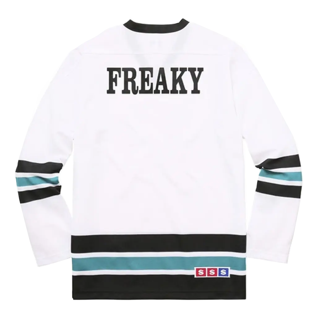Supreme Freaky Hockey Jersey - White Supreme