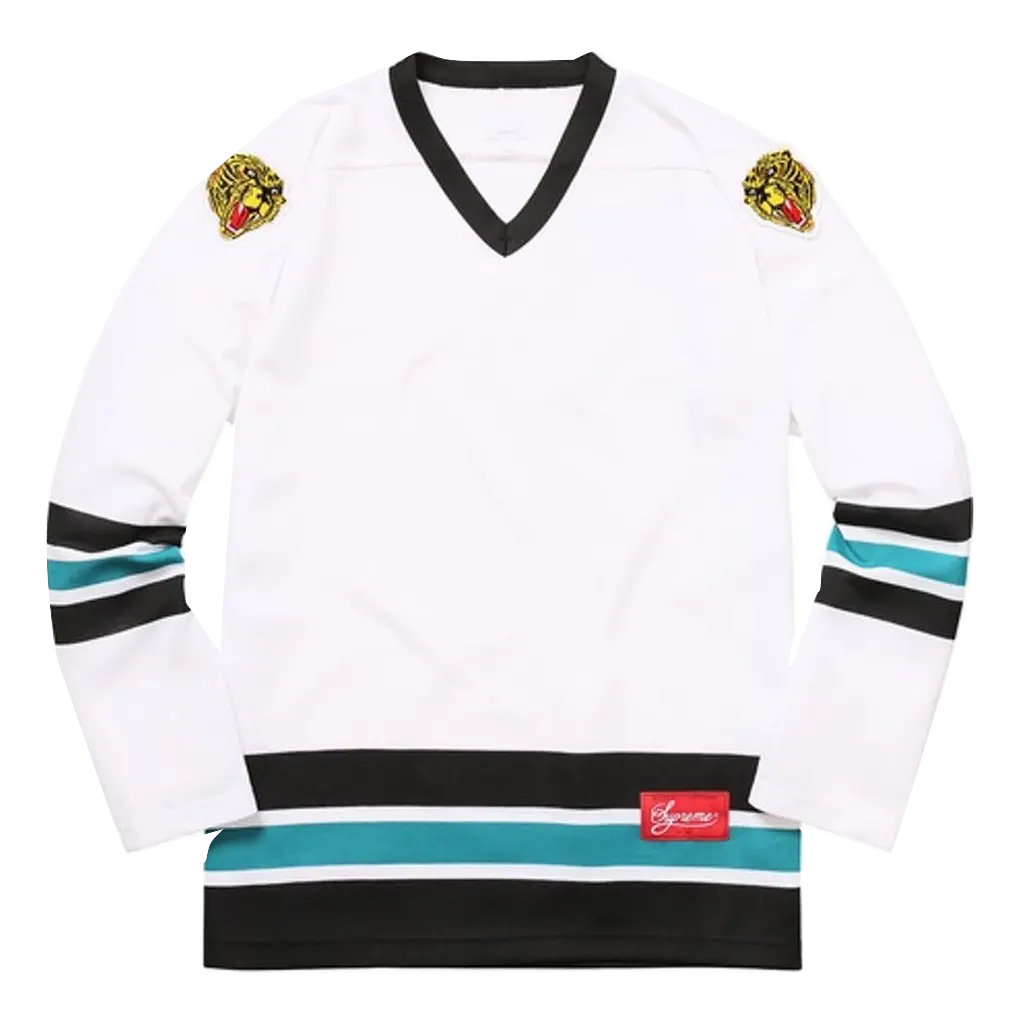 Supreme Freaky Hockey Jersey - White Supreme