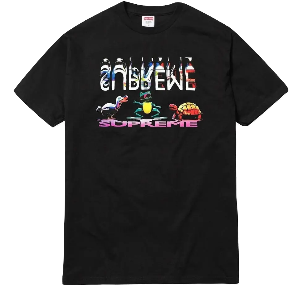 Supreme Friends Tee - Black - Used Supreme