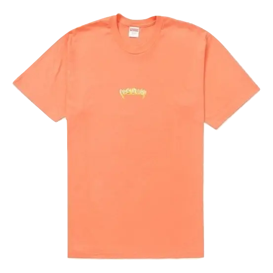 Supreme Fronts Tee - Neon Orange Supreme