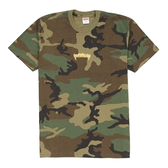 Supreme Fronts Tee - Woodland Camo Supreme