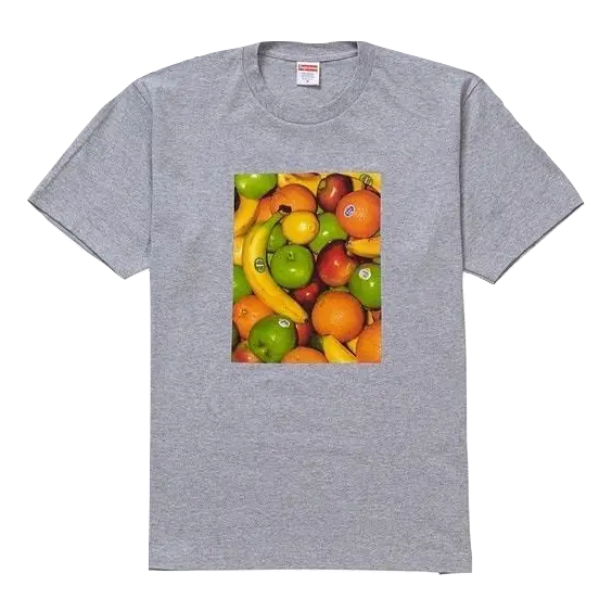 Supreme Fruit Tee - Heather Grey Supreme