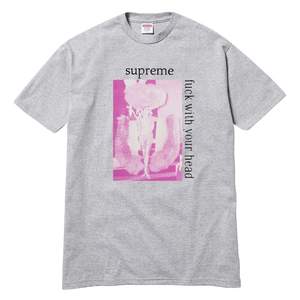 Supreme Fuck With Your Head Tee - Heather Grey