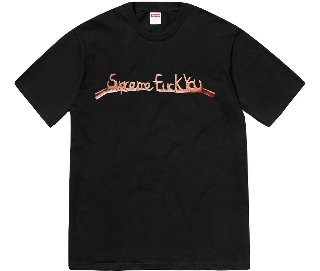 Supreme F*** You Tee - Black