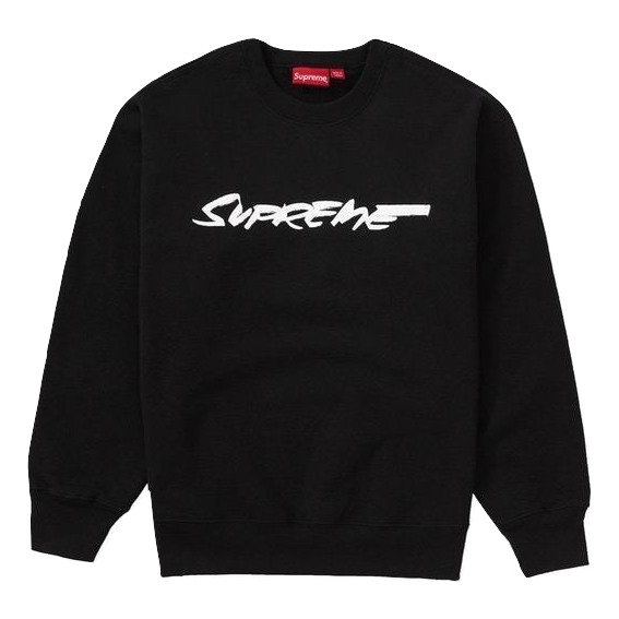 Supreme Futura Logo Crewneck - Black - Used Supreme