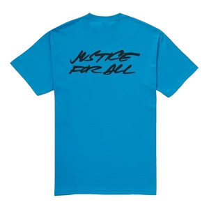 Supreme Futura Logo Tee - Bright Blue Supreme
