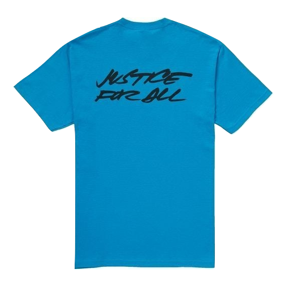 Supreme Futura Logo Tee - Bright Blue