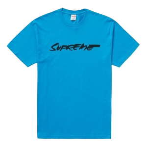 Supreme Futura Logo Tee - Bright Blue Supreme