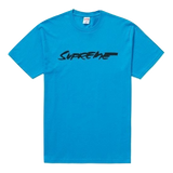 Supreme Futura Logo Tee - Bright Blue