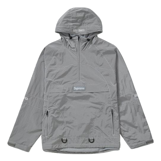 Supreme Gore-Tex Contrast Stitch Anorak - Silver
