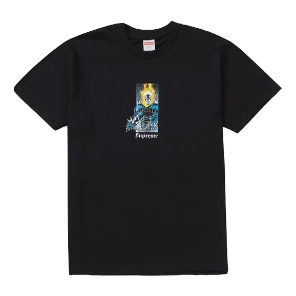 Supreme Ghost Rider Tee - Black Supreme