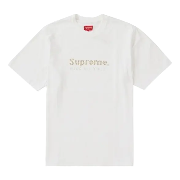 Supreme Gold Bars Tee - White Supreme
