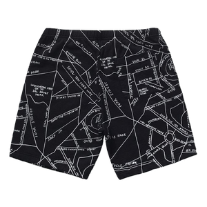 Supreme Gonz Embroidered Map Sweatshort - Black Supreme