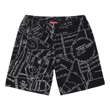 Supreme Gonz Embroidered Map Sweatshort - Black