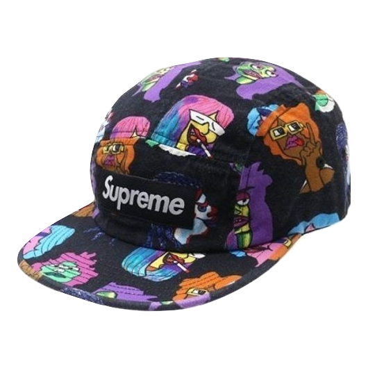 Supreme Gonz Head Camp Cap - Black Supreme