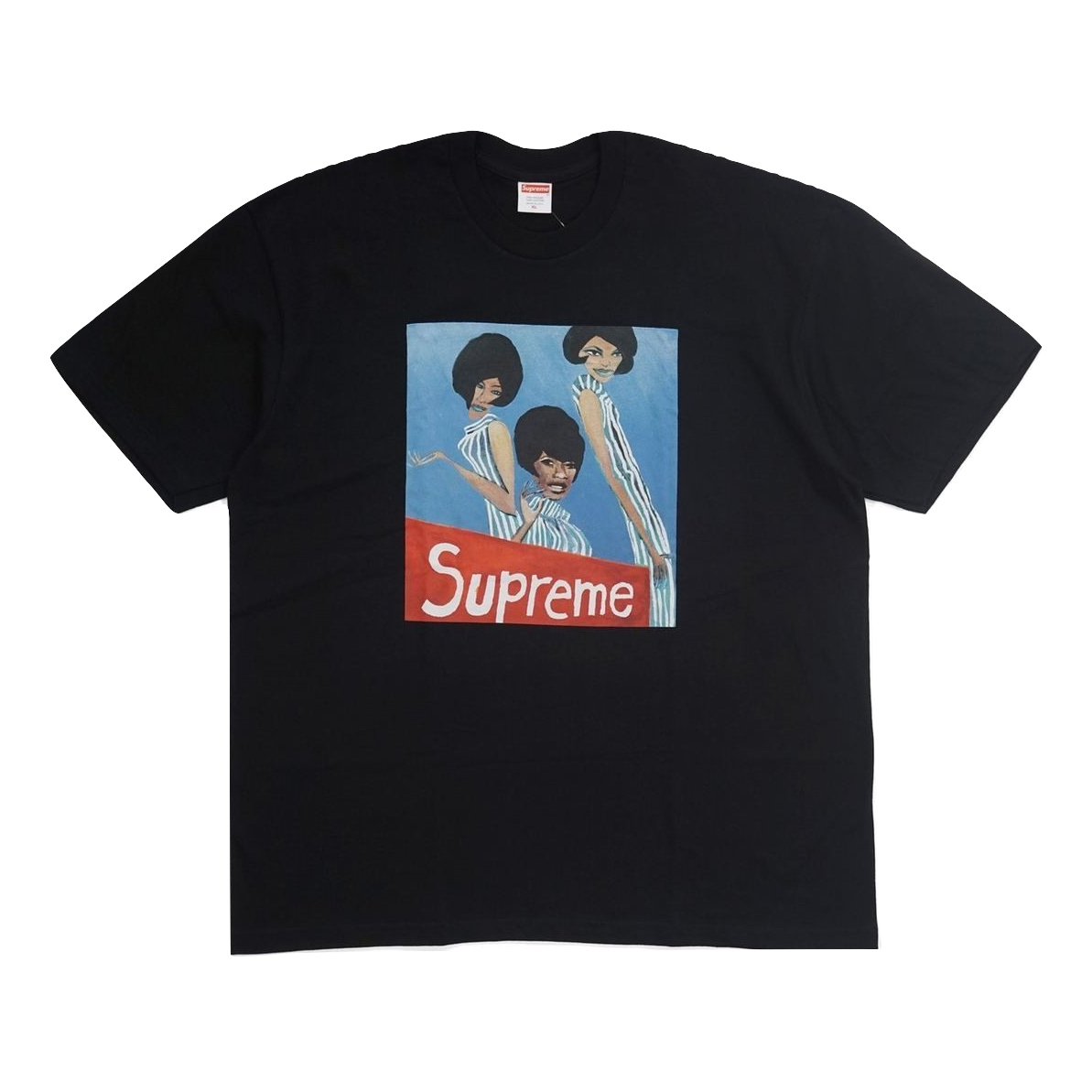 Supreme Group Tee - Black - Used Supreme