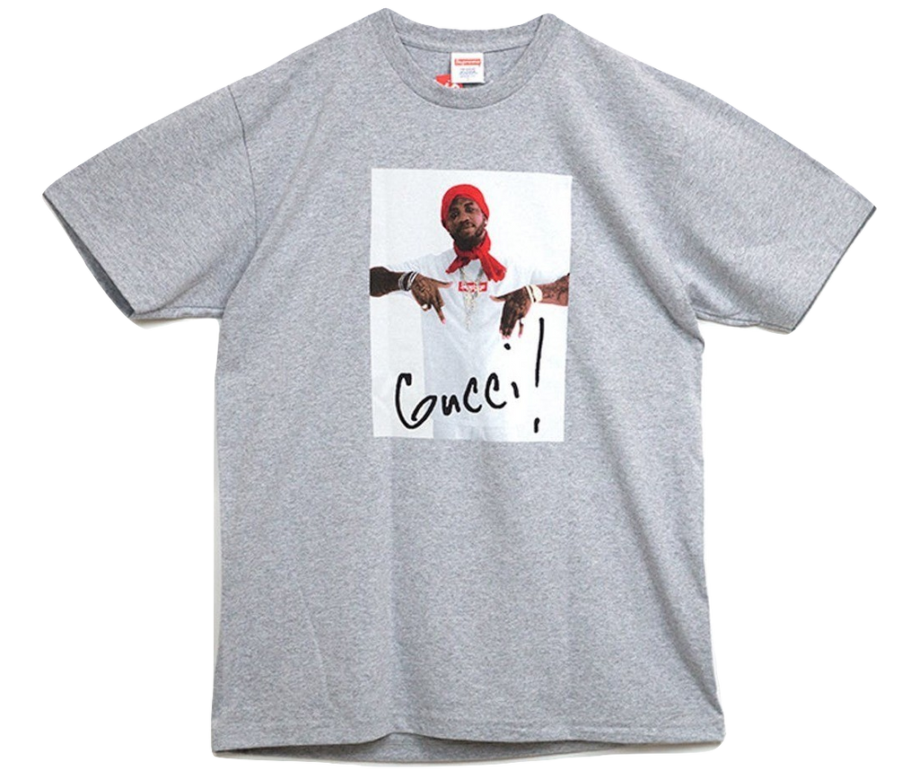 Supreme Gucci Mane Tee - Grey - Used