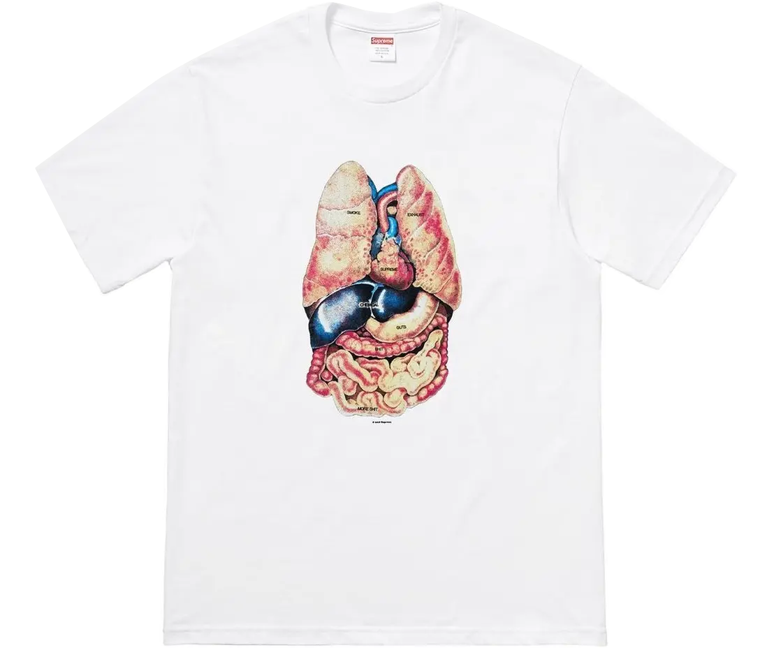 Supreme Guts Tee - White Supreme