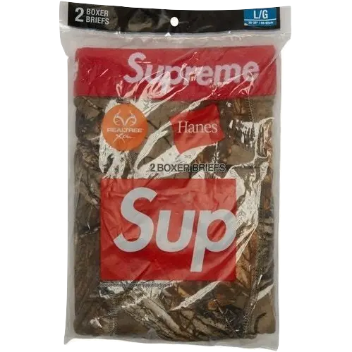 Supreme Hanes RealtreeBoxer Briefs (2 Pack) - Real Tree Supreme