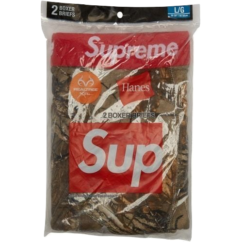 Supreme Hanes RealtreeBoxer Briefs (2 Pack) - Real Tree