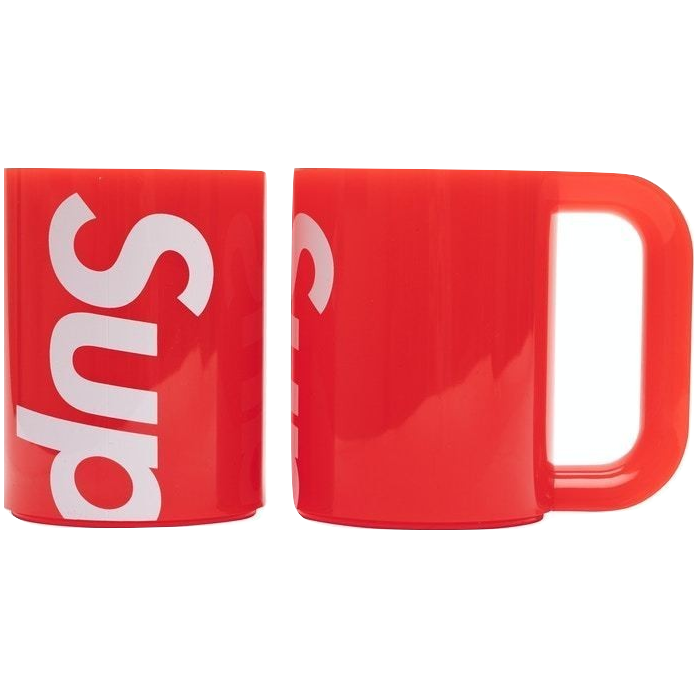Supreme Heller Mugs (Set of 2) - Red Supreme