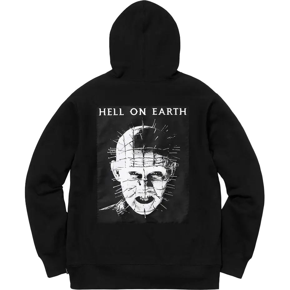 Supreme HellRaiser Zip Up Hoodie - Black Supreme