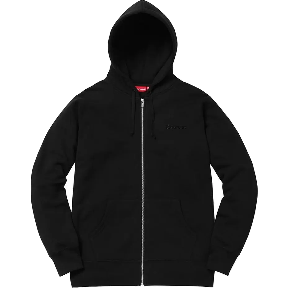Supreme HellRaiser Zip Up Hoodie - Black Supreme