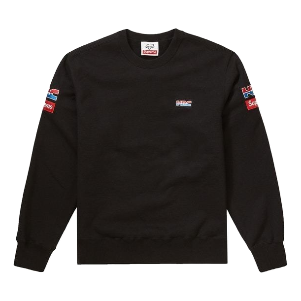 Supreme Honda Fox Racing Crewneck - Black Supreme