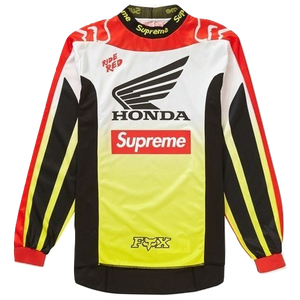 Supreme Honda Fox Racing Moto Jersey Top - Black/Yellow
