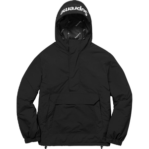 Supreme Hooded Logo Half Zip Pullover