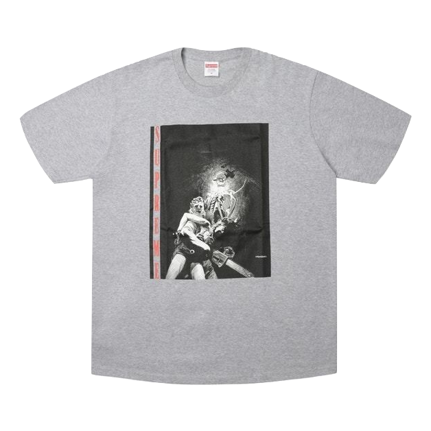 Supreme Horror Tee - Heather Grey