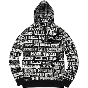 Supreme Hysteric Glamour Text Hoodie - Black – Grails SF