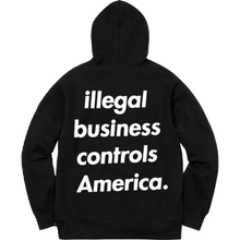 Supreme Illegal Business Hoodie - Black