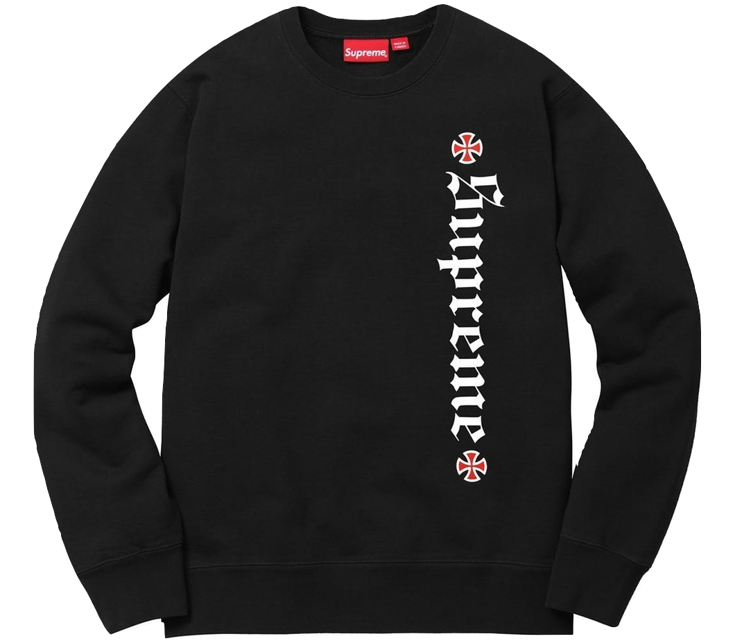 Supreme x independent sales crewneck