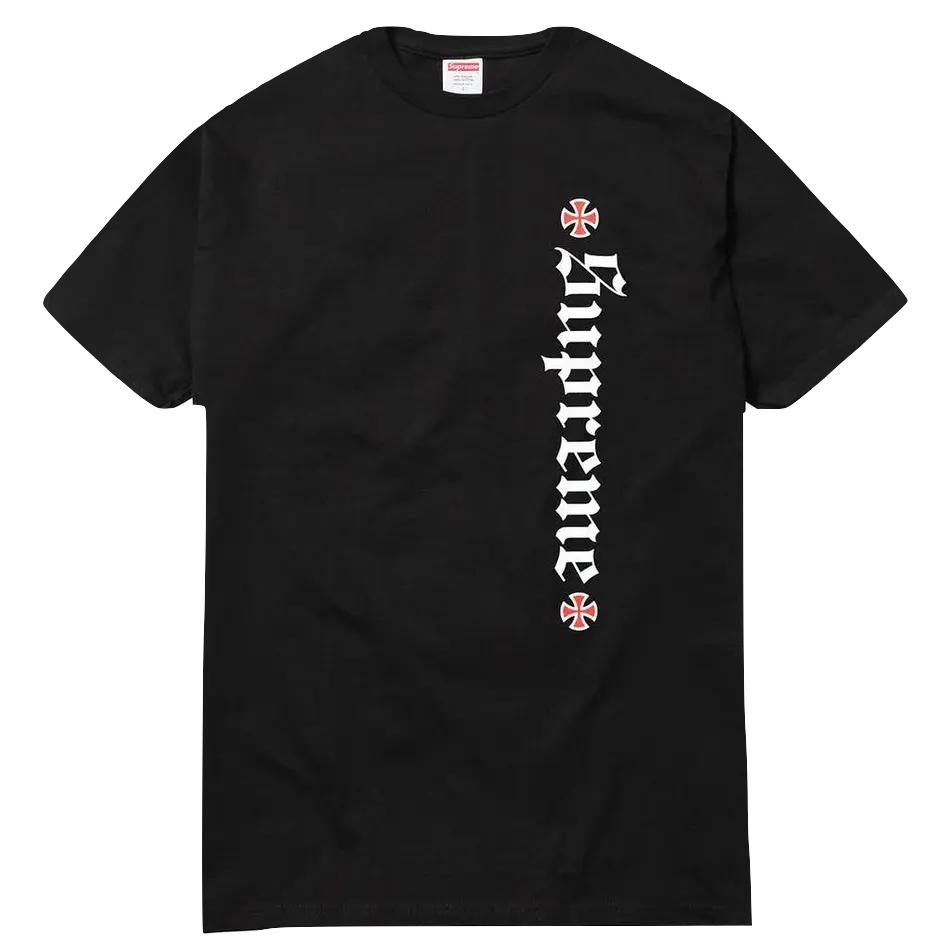Supreme Independent Old English Tee - Black Supreme
