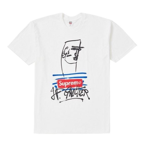 Supreme Jean Paul Gaultier Tee White Used Grails SF