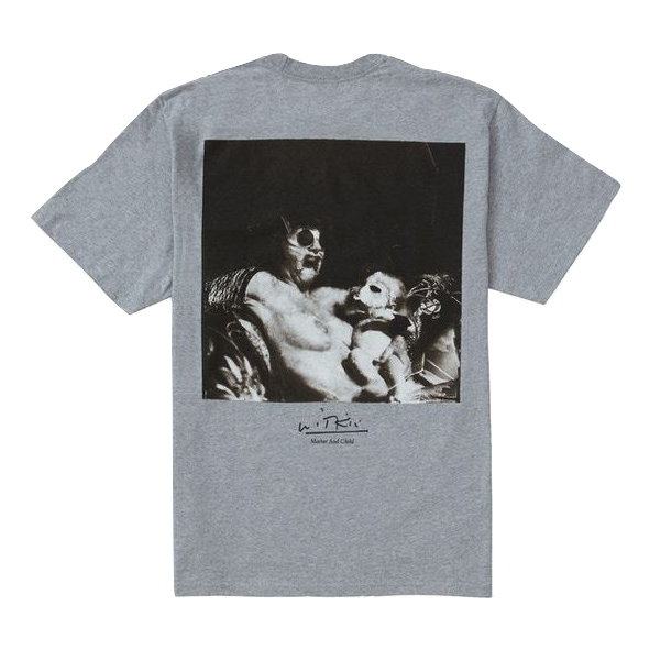 Supreme Joel Peter Witkin Mother and Child Tee - Heather Grey - Used Supreme