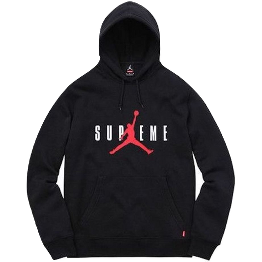 Supreme x Jordan Hooded Pullover - Black - Used