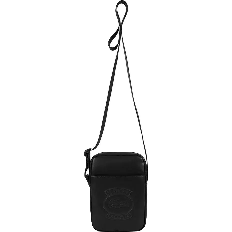 Supreme/Lacoste Shoulder Bag SS18 - Black Supreme