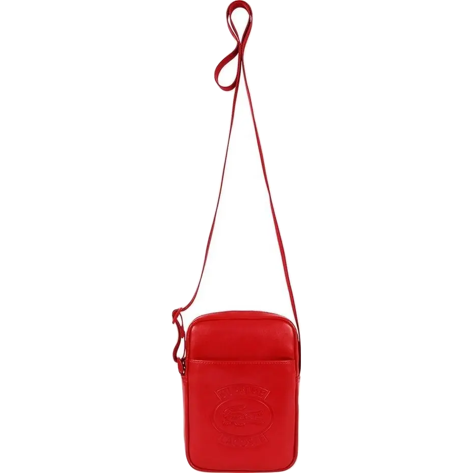 Supreme x Lacoste Shoulder Bag - Red Supreme