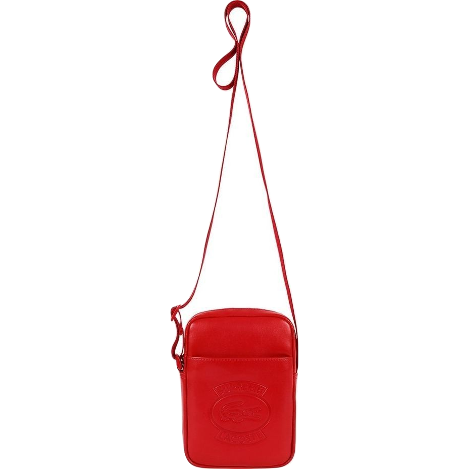 Supreme x Lacoste Shoulder Bag - Red