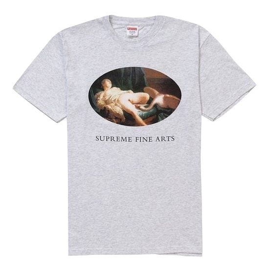 Supreme Leda And The Swan Tee - Ash Grey