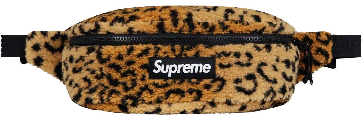 Supreme Leopard Fleece Waist Bag Supreme