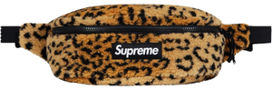 Supreme Leopard Fleece Waist Bag - Used