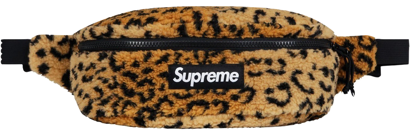 Supreme Leopard-Print Belt Bag - Brown